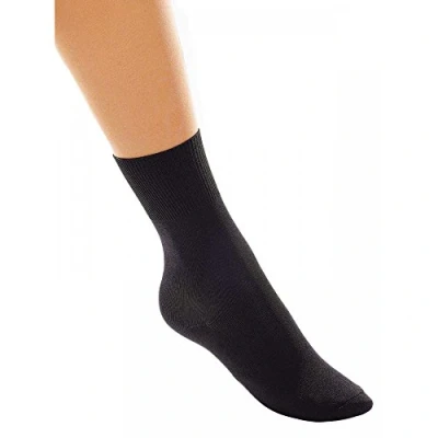 Image of Mytoptrendz® Adult 4 7 Shoe size Ankle Dance Socks Black