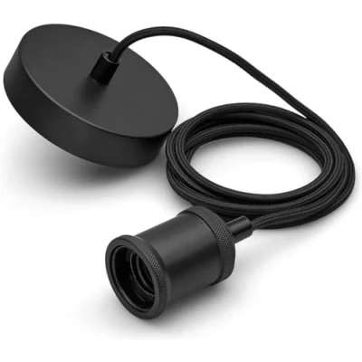 Image of Philips MyLiving 3610730pn Point of Lighting Light (E27, 1 Bulb (S), Black)