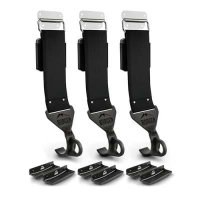 Image of Borgen Bicycle Wall Mount Adjustable for E Bike, Road MTB, Bike Compatible Rubberised Hook Against Scratches