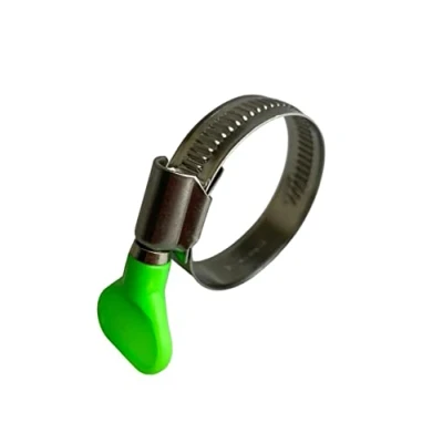 Image of Stainless Steel Thumb Screw/Wing Hose Pipe Clip Jubilee Clamp 16 25mm (12MM BW) x10