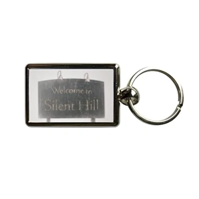 Image of Super Universe Welcome To Silent Hill Classic Horror Metal Keyring 3 x 4.5 cm