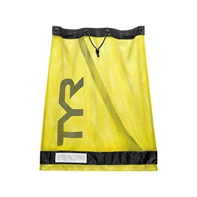 Image of TYR Unisex Adult Mesh 75L equipment Bag fluo yellow,