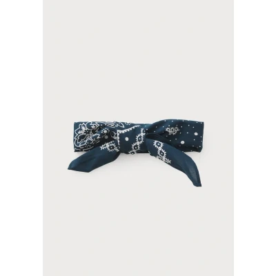 Image of Levi&#039;s Paisley Bandana Foulard, Size: One Size, Navy blue