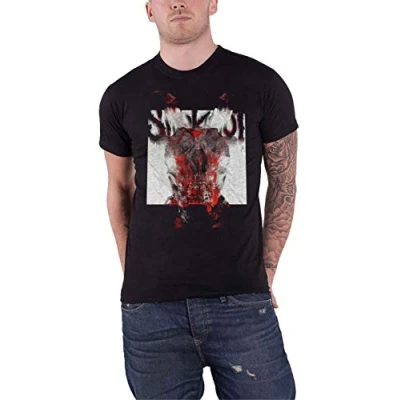 Image of Slipknot T Shirt All Out Life Devil Single Blur Band Logo Official Mens Black L