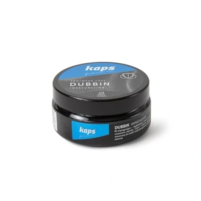 Image of Kaps Quality Shoe Dubbin Wax, Nourishment And Waterproofing For Leather, (Black, 100Ml)