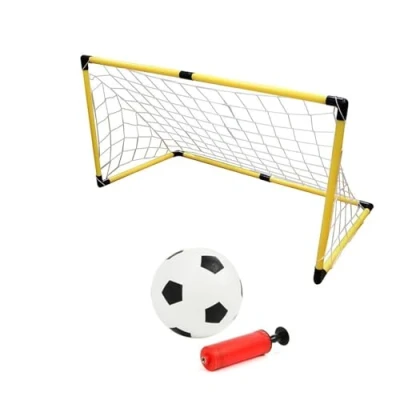 Image of YSAMAX Soccer Goal Set, Vibrant Design And Lightweight Nature, Hand Eye Foot Coordination, Endless Fun Entertainment, Outdoor Play