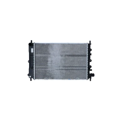 Image of 1029459, 1664029, 1664038, 1664039, 1664043 Engine radiator NRF EASY FIT 514436 Aluminium 524mm 356mm 34mm with mounting parts Brazed cooling fins