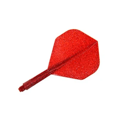 Image of Condor Darts lame glitter flight standard short red