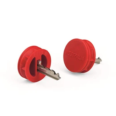 Image of Westfalia 942001513203 Replacement Key Number 03 for Detachable Tow Bar (Pack of 2)