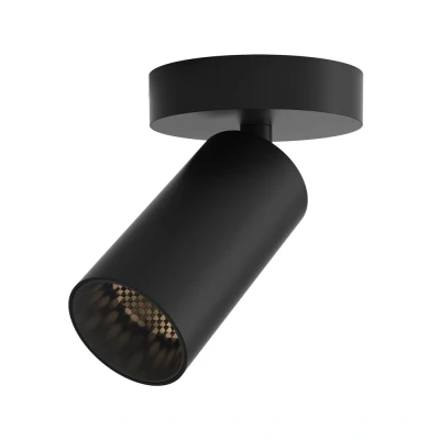 Image of Single Adjustable LED Spotlight Matt Black 7.7W