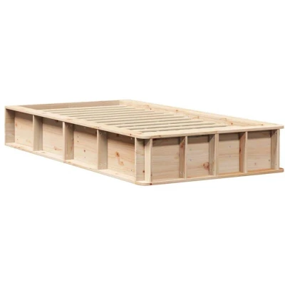 Image of Vidaxl with Storage Brown 100 x 200 cm Wood