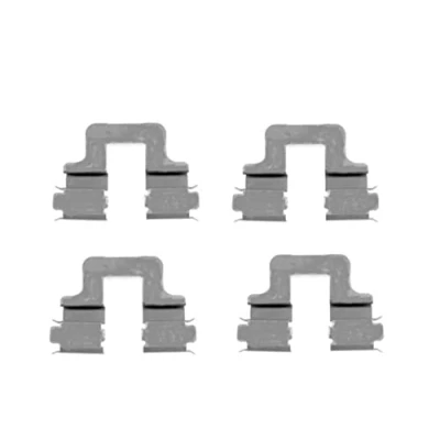 Image of 1K0615231 Accessory Kit, disc brake pads HELLA 8DZ 355 203 551 AUDI: A3 Sportback, Hatchback, A6 C6 Saloon, VOLKSWAGEN: GOLF 5, Caddy 3, 6