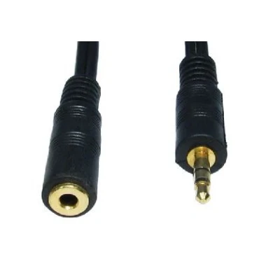 Image of World of Data 1.5m Stereo Jack Extension Cable (3.5mm) Copper Wire 24k Gold Plated Audio Male to Female