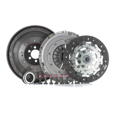 Image of 06F141015B, 6F141015B clutch VALEO 837075 with dual mass flywheel screw set, lock release bearing 228mm