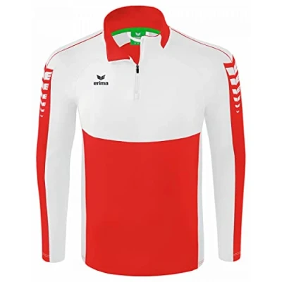Image of Erima Adult Six Wings Training Top, Red/White, XL