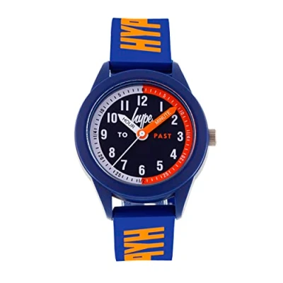 Image of Hype Kids Navy Silicone Strap Watch with Dial