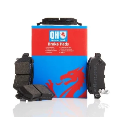 Image of 93176118, 93179863 brake pad set QUINTON HAZELL BP1365 with acoustic wear warning caliper screws VAUXHALL: Zafira Mk2