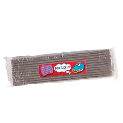 Image of Plasticine One Colour Slab 400g Grey, Modelling Compound for Professional Animators and Model Makers, Never Dries Out, Make Sculptures, Models Stop Motion Animations