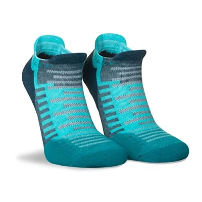 Image of Hilly, Active Socklet Min Cushioning, Blue/Teal, Size XL