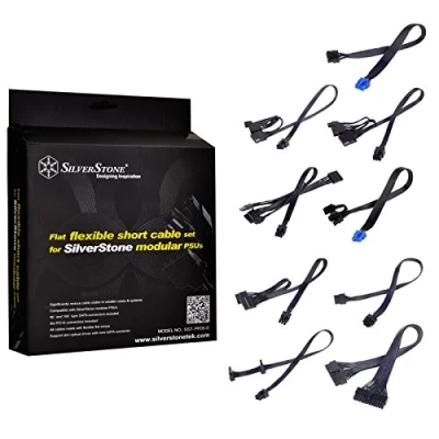 Image of SilverStone SST PP05 E Short cable set for PSU Strider Series 100% modular