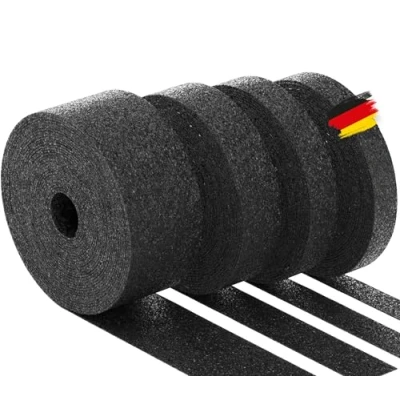 Image of BAUHELD® Patio Pads on Roll 20,000 x 50 3 mm [Made in Germany] Sturdy Building Protection Mat Made of Rubber Granules As Underlay Panels for Tiles, WPC Floorboards, Stilt Bearings,