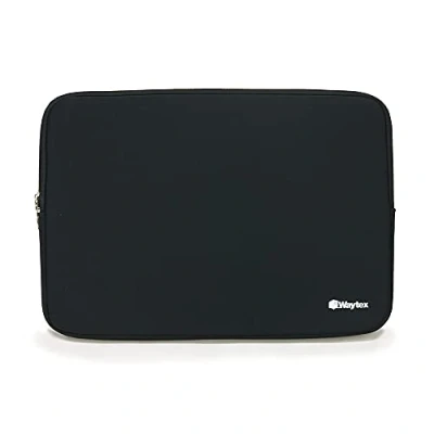 Image of WAYTEX 15.6 inch Soft Neoprene Laptop Sleeve Case Black 71003