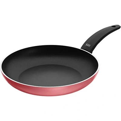 Image of Silit Belluna Frying Pan 28 cm Aluminium Coated with Plastic Handle for Gentle Rose