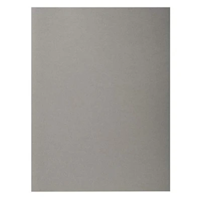 Image of Exacompta Ref 420009E Forever Collection Recycled Square Cut Folder A4 (210 x 297mm), 170gsm Board, Blue Angel Certified Grey (Pack of 100)