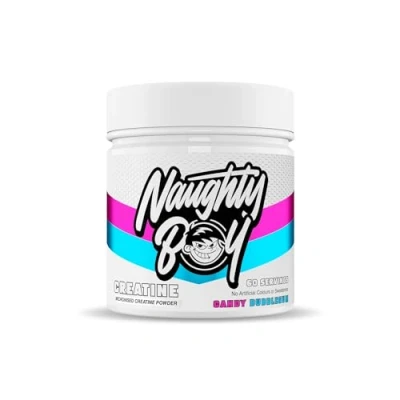 Image of Naughty Boy Micronised Creatine Powder, Monohydrate Powder (Candy Bubblegum)