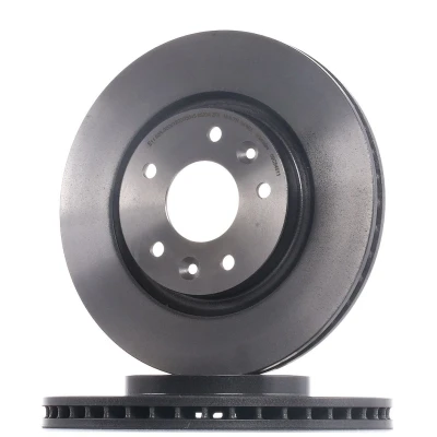 Image of 402066624R Brake DISC BREMBO Coated LINE 09.C545.11 296mm 26mm 5 internally vented NISSAN: X Trail, Qashqai 2, Leaf I, RENAULT: Kadjar