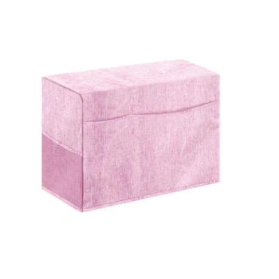 Image of Hapihom Sewing Machine Cover with Storage Pockets,Universal Dust Compatible Most Standard Machines 18x8.3x12.6in Pink