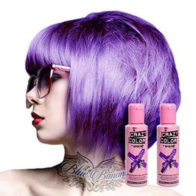 Image of X2 Crazy Color Semi Permanent Hot Purple Hair Dye