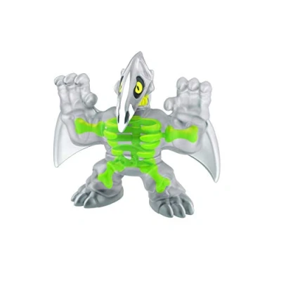 Image of Heroes of Goo Jit Zu Dino X Ray Terrack Hero Pack. Super Scrunchy With Bones! 4.5 Inch Tall Action Figure. Perfect Christmas / Birthday Present For 4 To 8 Years. Gooey, Stretchy Tactile Play