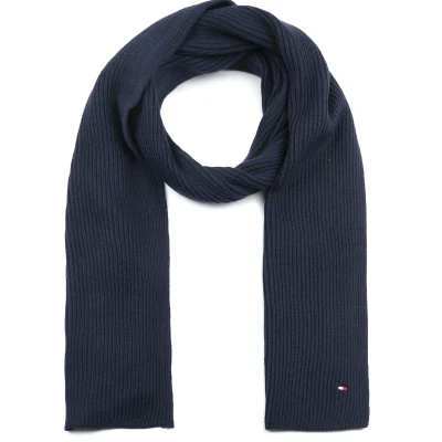 Image of Tommy Hilfiger Essential Scarf Navy Blue Dark
