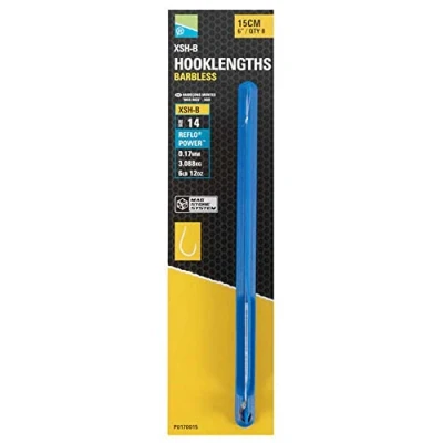 Image of Preston Innovations XSH B 6&quot; Hooklength Barbless Mag Store Rig (12)