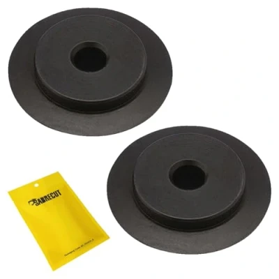 Image of 2 x SabreCut APSCWC01_2 Replacement Cutting Wheels for Automatic Pipe Cutters Compatible with APSC15 &amp; APSC22 Longlife SKS 3 High Chrome Tool Steel Blades Smooth Accurate Cuts