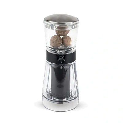 Image of Peugeot 33101 Goa Nutmeg Mill, Clear Acrylic, 6.5 x 15 cm, Standard Size