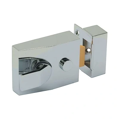 Image of Sterling NLC101 Dead Lock Standard Night Latch Plate, Chrome