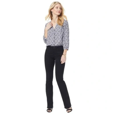 Image of NYDJ Women&#039;s Petite Barbara Bootcut Jean, Black, 16