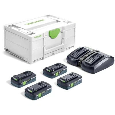 Image of Festool Energy Set SYS 18V 4x4,0/TCL 6 Duo