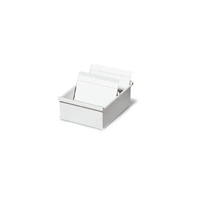Image of Exacompta Ref 57140D Record Card Holder 225 x 123 65mm in Size, A7 Horizontal Format, Front Label for Identification, Holds Approx. 600 Sheets Light Grey