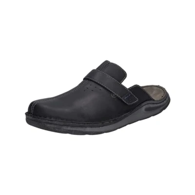 Image of Josef Seibel Maverick 18 Men&#039;s Clogs, Slippers, Width G (Normal), Black, 9.5 UK