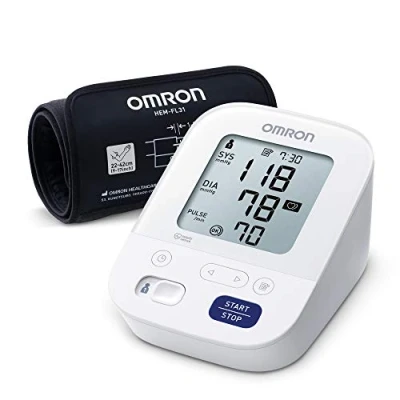 Image of OMRON X3 Comfort Automatic Upper Arm Blood Pressure Monitor for Home Use Clinically Validated BP in Diabetics or During Pregnancy Machine with Intelli Wrap Cuff (22 42 cm)