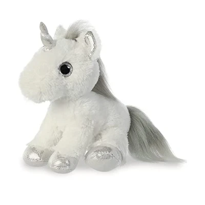Image of Aurora, 60855, Sparkle Tales, Twilight Unicorn, 12In, Soft Toy, Silver, 12 Inch