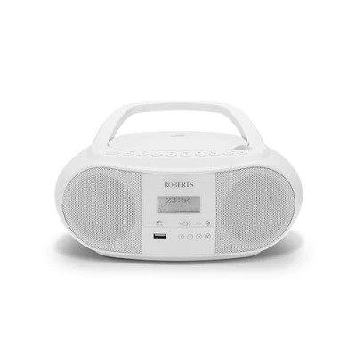 Image of Roberts Zoombox 4 DAB/DAB+/FM boombox with Bluetooth, White