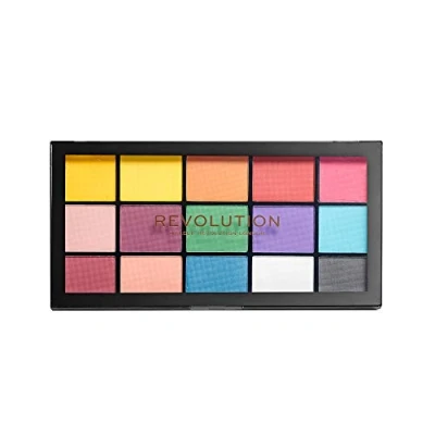 Image of Revolution Beauty London Reloaded Eyeshadow Palette, Matte Eye Colours, 15 Shades, Marvellous Mattes, 16.5g