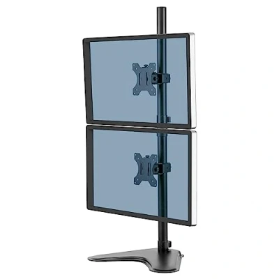 Image of FELLOWES Professional Series Dual Arm Full Motion 32&quot; Monitor Stand Black