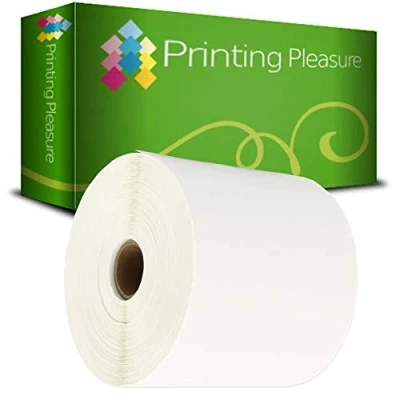 Image of Printing Pleasure Zebra 100mm x 150mm Compatible Direct Thermal Labels for Type Printers 500 per Roll