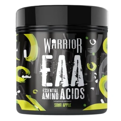 Image of Warrior EAA Essential Amino Acids 360g Provides Exceptional Support for Recovery &amp; Muscle Soreness Formula Includes Cyclic Dextrin, Taurine and More, Sour Apple