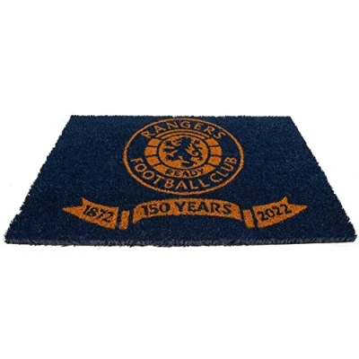 Image of Sporting Profiles Rangers Football Club Doormat Door Mat Official Merchandise